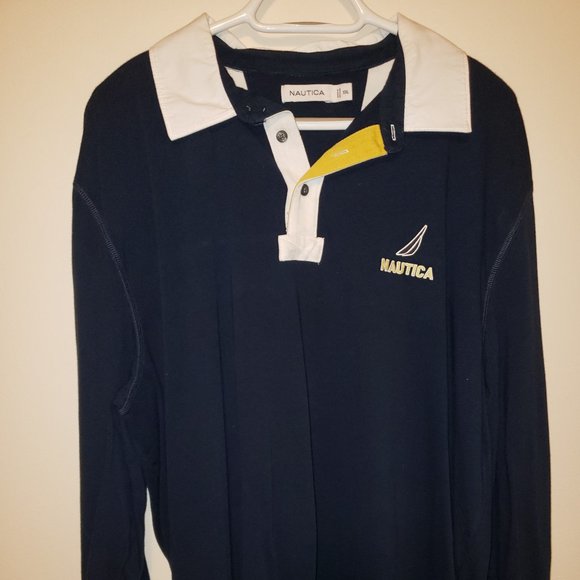 nautica long sleeve polo